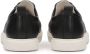 Kazar Zwarte geperforeerde leren sneakers Black Heren - Thumbnail 6