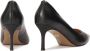 Kazar Zwarte gladleren pumps met lage hak Black Dames - Thumbnail 4