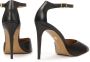 Kazar Zwarte halfopen leren pumps Black Dames - Thumbnail 3