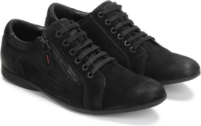 Kazar Zwarte herenschoenen Black Heren