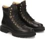 Kazar Zwarte herensneakers met trelags zool Black Heren - Thumbnail 2