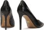 Kazar Zwarte klassieke stiletto's in krokuspatroon Black Dames - Thumbnail 3