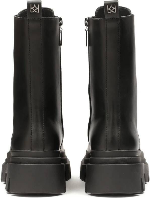 Kazar Zwarte laarzen in militaire stijl Black Dames