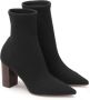 Kazar Zwarte laarzen met slip-on elastisch bovendeel Black Dames - Thumbnail 2