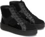 Kazar Zwarte Leren Enkelsneakers Black Dames - Thumbnail 2