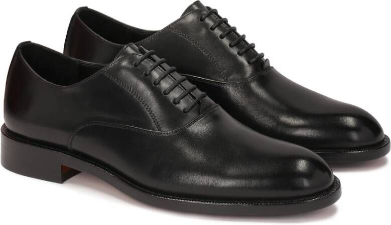 Kazar Zwarte leren halfschoenen uit de Limited Collection Black Heren