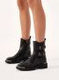 Kazar Zwarte leren laarzen in rockstijl Black Dames - Thumbnail 5