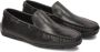 Kazar Zwarte leren mocassins met monogrammen Black Heren - Thumbnail 2