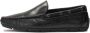 Kazar Zwarte leren mocassins met monogrammen Black Heren - Thumbnail 6