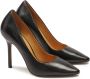 Kazar Zwarte leren pumps op een dunne stilettohak Black Dames - Thumbnail 2