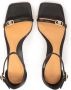 Kazar Zwarte leren sandalen met een smalle band Black Dames - Thumbnail 4