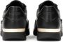 Kazar Zwarte leren sneakers versierd met gouden elementen Black Dames - Thumbnail 8