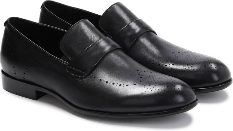 Kazar Zwarte loafers voor heren Black Heren