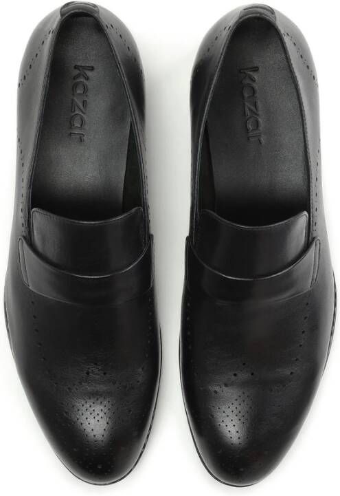 Kazar Zwarte loafers voor heren Black Heren