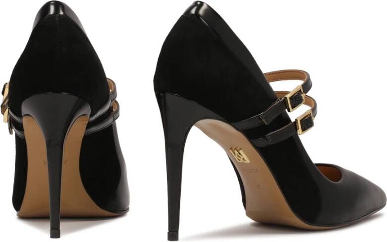 Kazar Zwarte Mary Jane pumps Black Dames