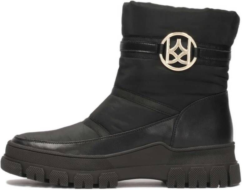 Kazar Zwarte monogram sneeuwlaarzen Black Dames