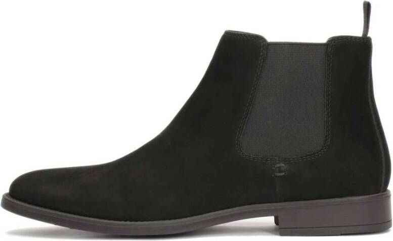 Kazar Zwarte nubuck Chelsea-laarzen Black Heren