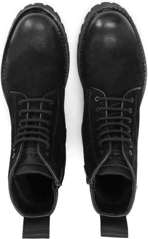 Kazar Zwarte Nubuck Enkellaarzen Black Heren