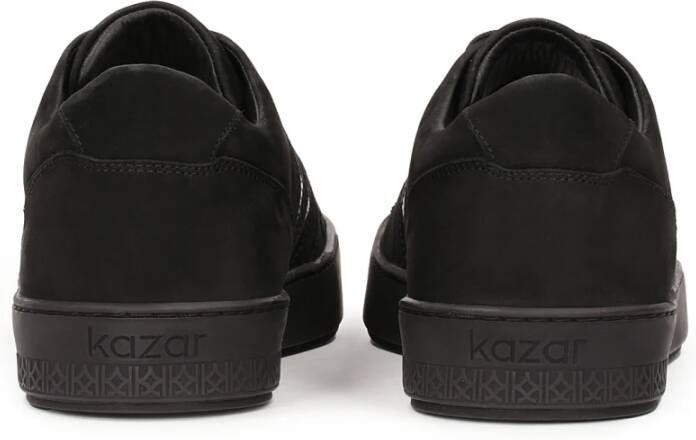 Kazar Zwarte nubuck sneakers Black Heren