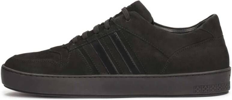 Kazar Zwarte nubuck sneakers Black Heren