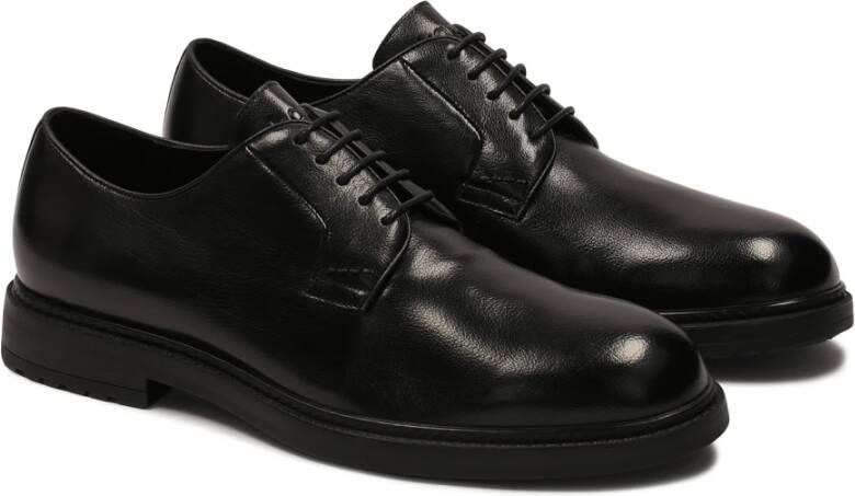 Kazar Zwarte open teen halfschoenen Black Heren