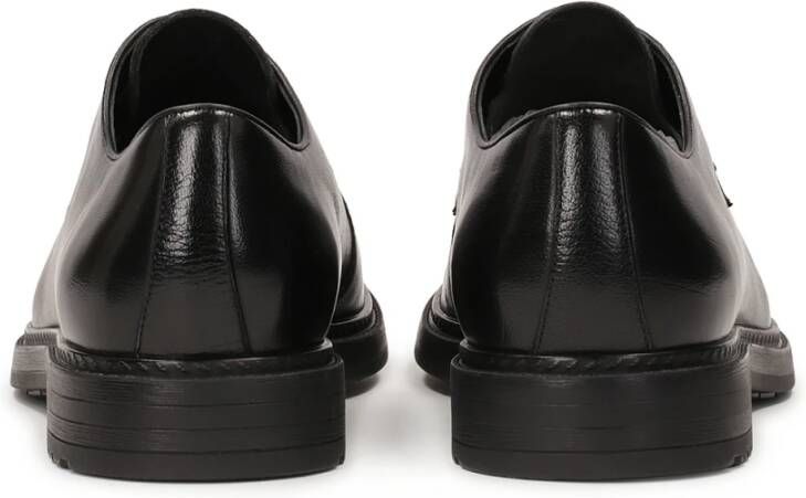 Kazar Zwarte open teen halfschoenen Black Heren