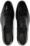 Kazar Zwarte oxfords met overlappende neus Black Heren - Thumbnail 4