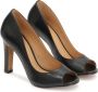 Kazar Zwarte peep toe pumps Black Dames - Thumbnail 2