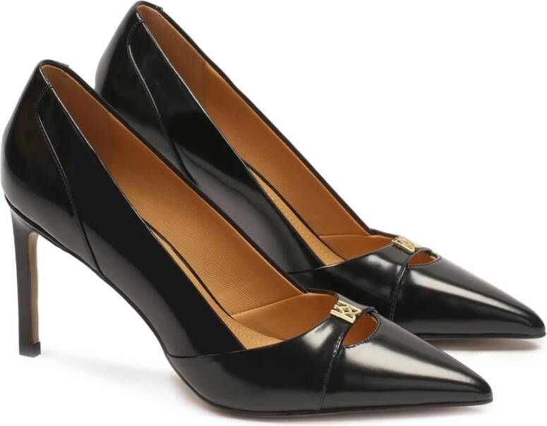 Kazar Zwarte pumps met een klein monogram Black Dames