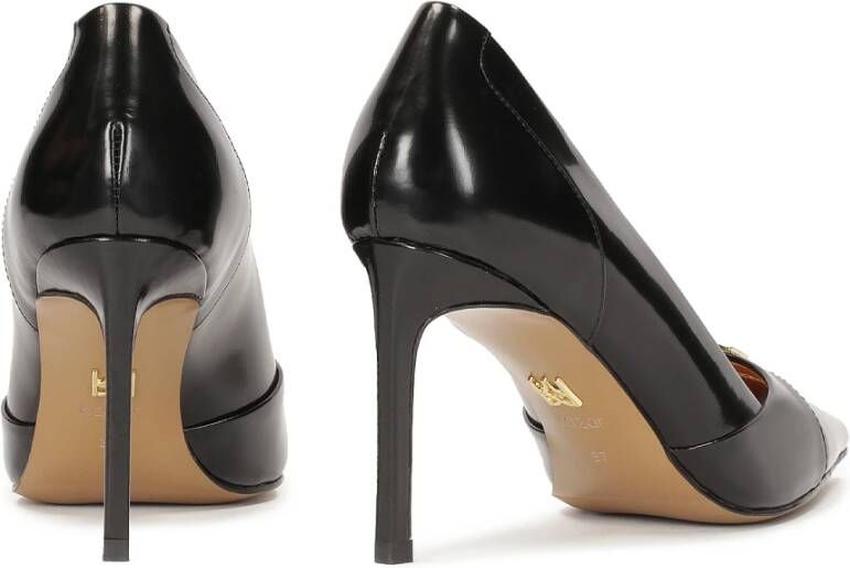 Kazar Zwarte pumps met een klein monogram Black Dames