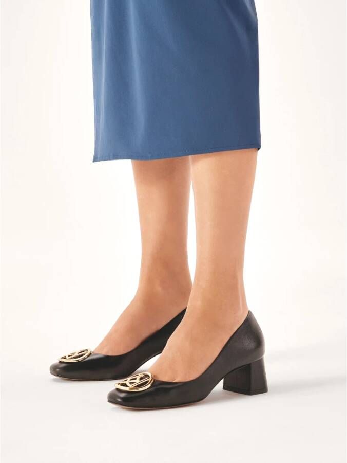 Kazar Zwarte pumps met een medium hak Black Dames