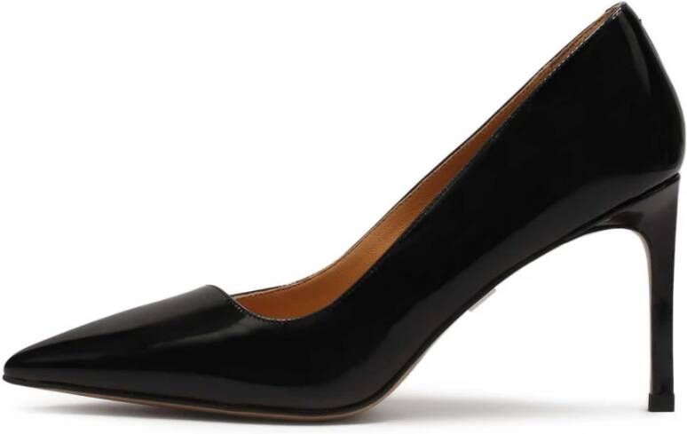 Kazar Zwarte pumps met een mooi uitgesneden bovenkant Black Dames