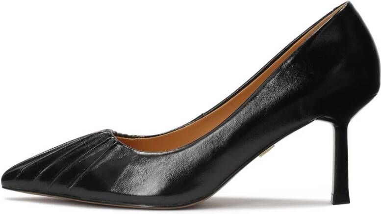 Kazar Zwarte pumps met een vouw Black Dames