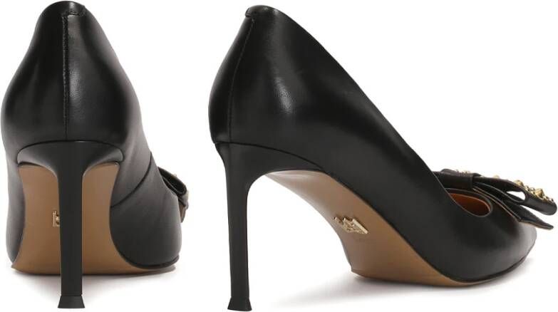 Kazar Zwarte pumps met grote versierde strikken Black Dames