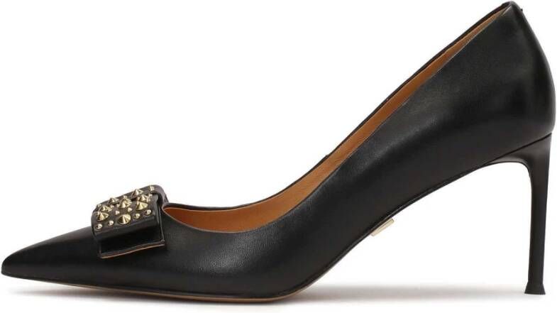 Kazar Zwarte pumps met grote versierde strikken Black Dames