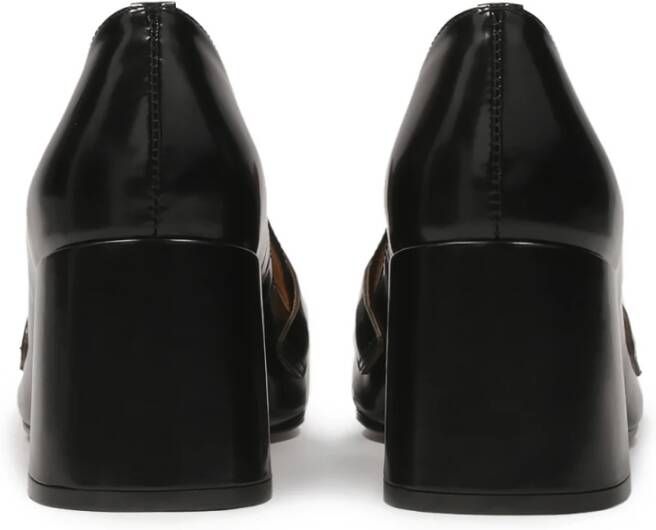 Kazar Zwarte pumps met kwastjes en een brede hak Black Dames