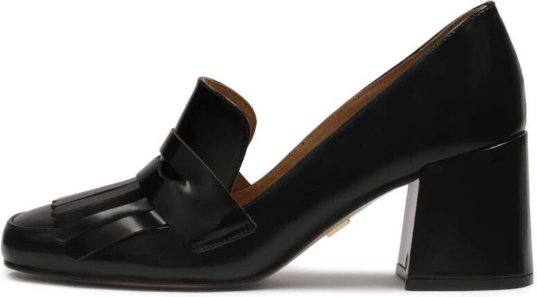 Kazar Zwarte pumps met kwastjes en een brede hak Black Dames