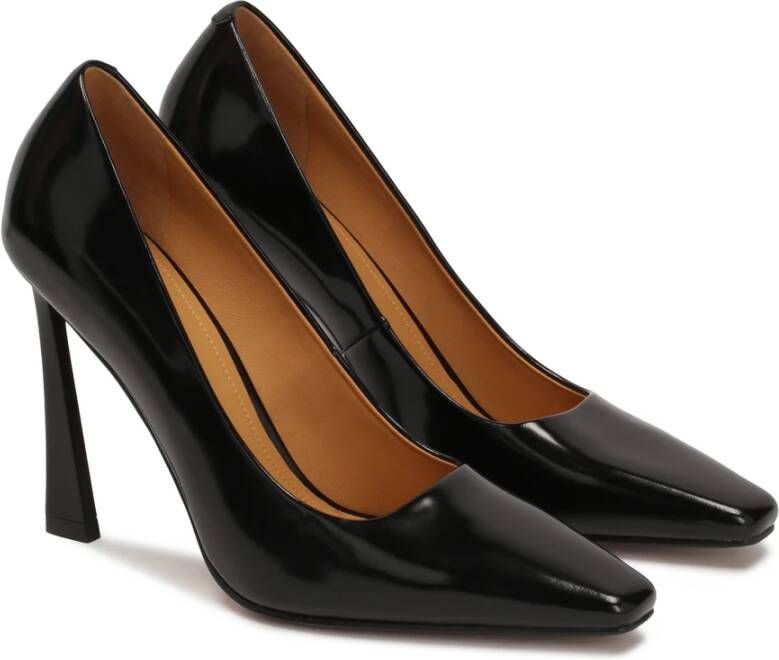 Kazar Zwarte pumps met verlengde hak Black Dames