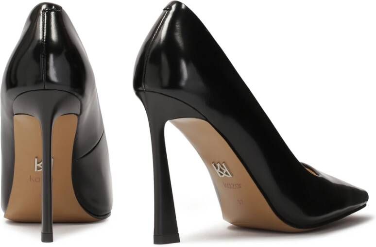 Kazar Zwarte pumps met verlengde hak Black Dames