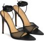 Kazar Zwarte sandalen met een puntige neus en veters Black Dames - Thumbnail 3