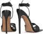 Kazar Zwarte sandalen met een puntige neus en veters Black Dames - Thumbnail 4