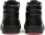 Kazar Zwarte sneakers met contrasterende rode zool Black Heren - Thumbnail 3