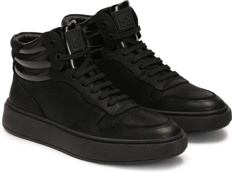 Kazar Zwarte sneakers met hoge schacht Black Heren