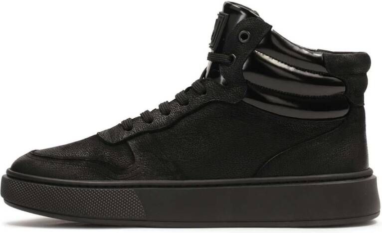 Kazar Zwarte sneakers met hoge schacht Black Heren