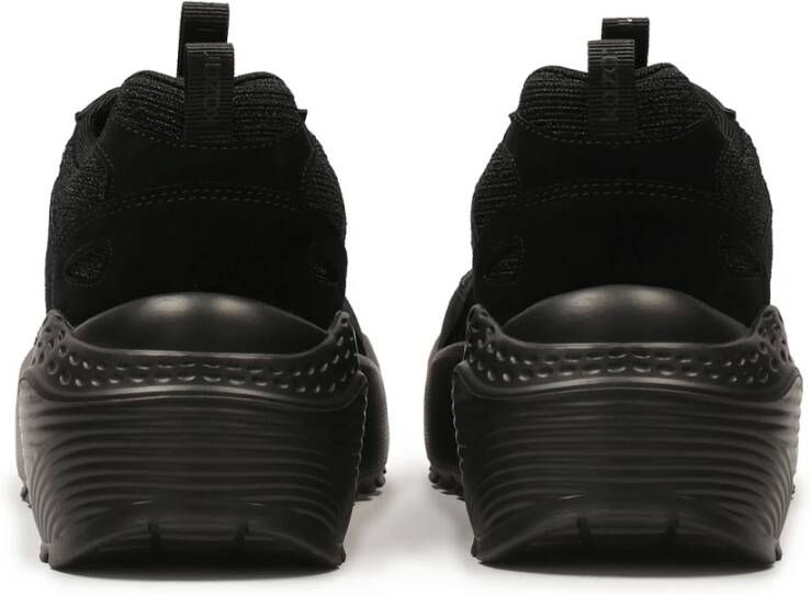 Kazar Zwarte sneakers op een stevige zool Black Dames