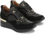 Kazar Zwarte sneakers op een verhoogde zool Black Dames - Thumbnail 2