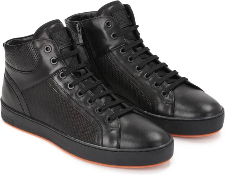 Kazar Zwarte sneakers voor mannen Black Heren