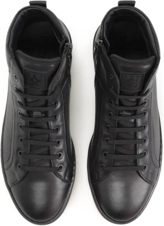 Kazar Zwarte sneakers voor mannen Black Heren