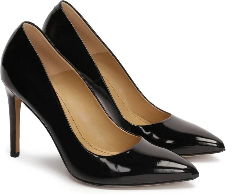 Kazar Zwarte Stiletto Pumps met Puntige Neuzen Black Dames