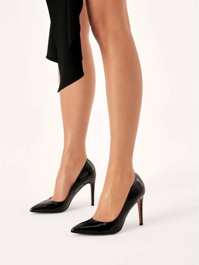 Kazar Zwarte Stiletto Pumps met Puntige Neuzen Black Dames